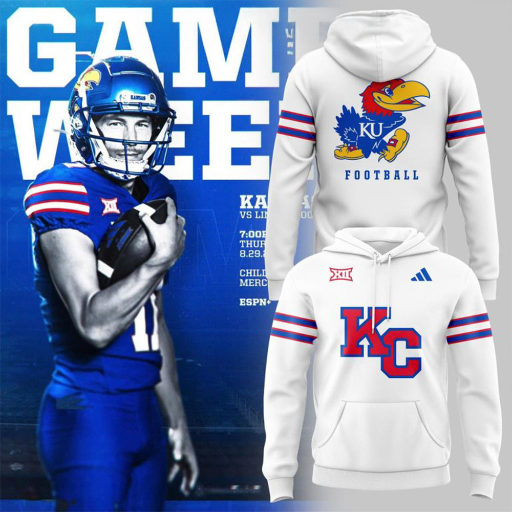 Kansas Jayhawks Football 2025 Hoodie Best Gifts For Football Fans