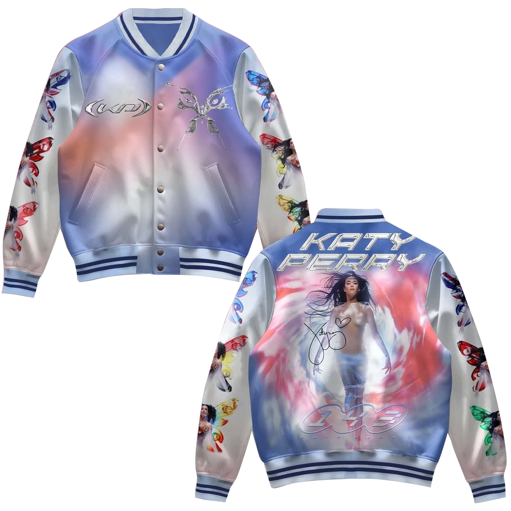Katy Perry LIFETIMES Special Varsity Jacket Katy Perry Merch Mother's Day Gifts For Wife