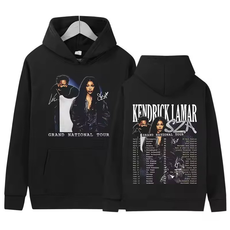 Kendrick And Sza Grand National Tour Merch 2025 Hoodie Kendrick GNX & SZA Clothing Unique