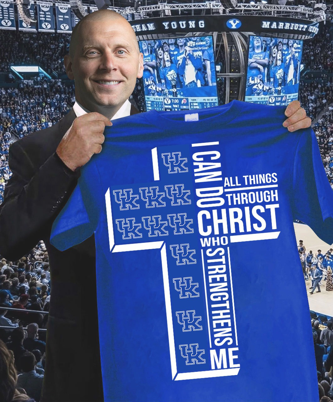 Kentucky Wildcats Faith Shirt I Can Do All Things Through Christ Who Strengthens Me Fan Gift