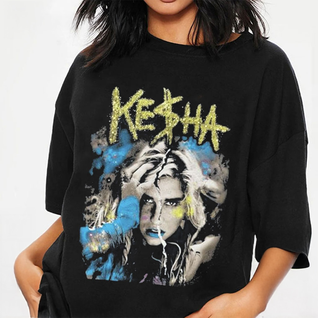 Kesha 2025 The Tits Out Tour Concert T-Shirt Kesha Merch Christmas For Fans