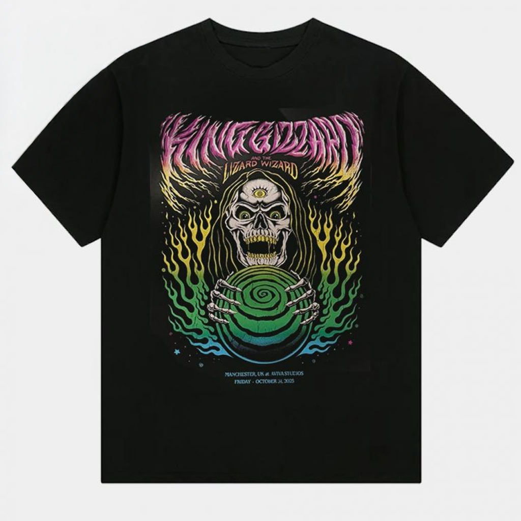 King Gizzard And The Lizard Wizard Merch Manchester UK At Aviva Studios Poster T-Shirt Gifts