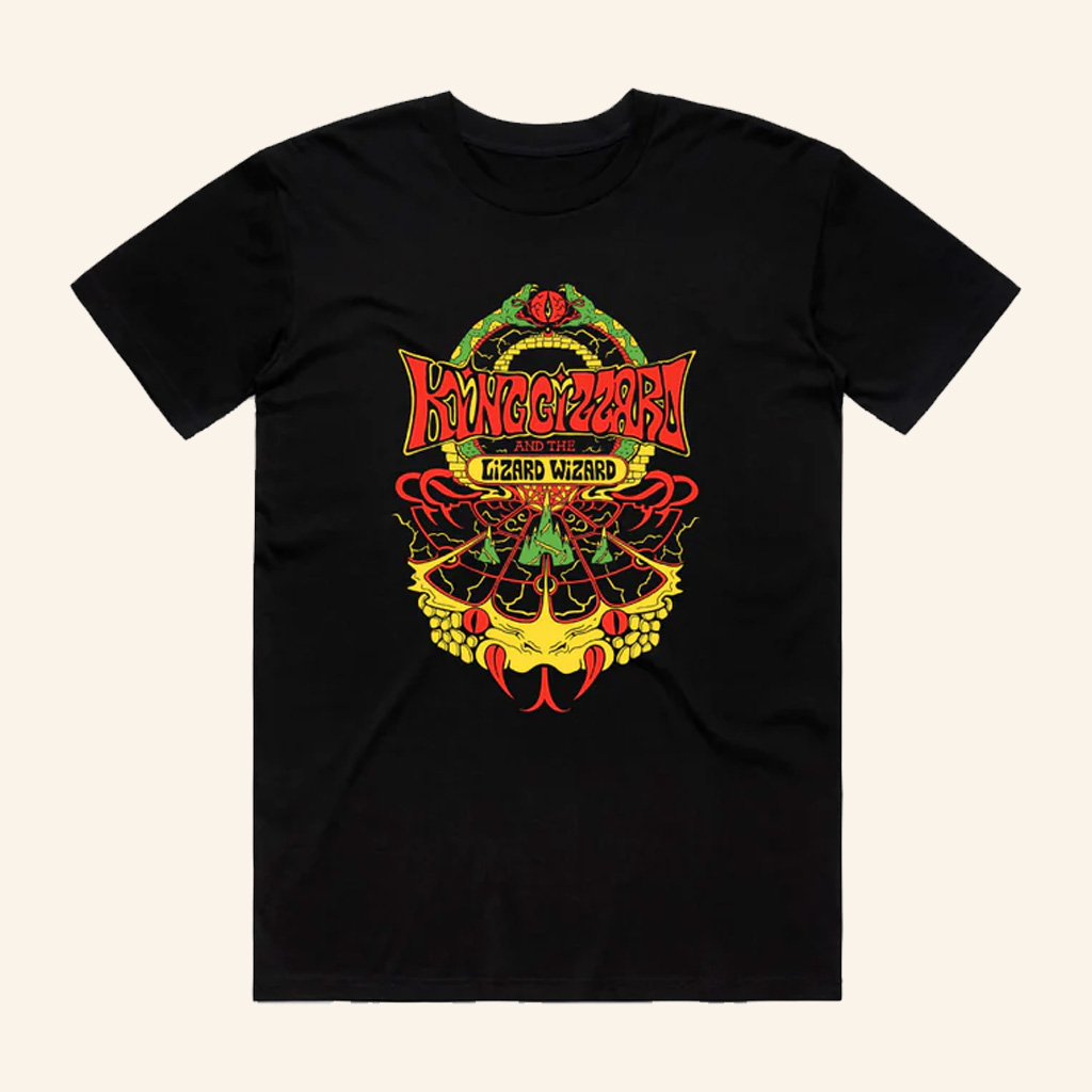 King Gizzard Merch King Gizzard And The Lizard Wizard Snake Mountain T-Shirt For Dudes