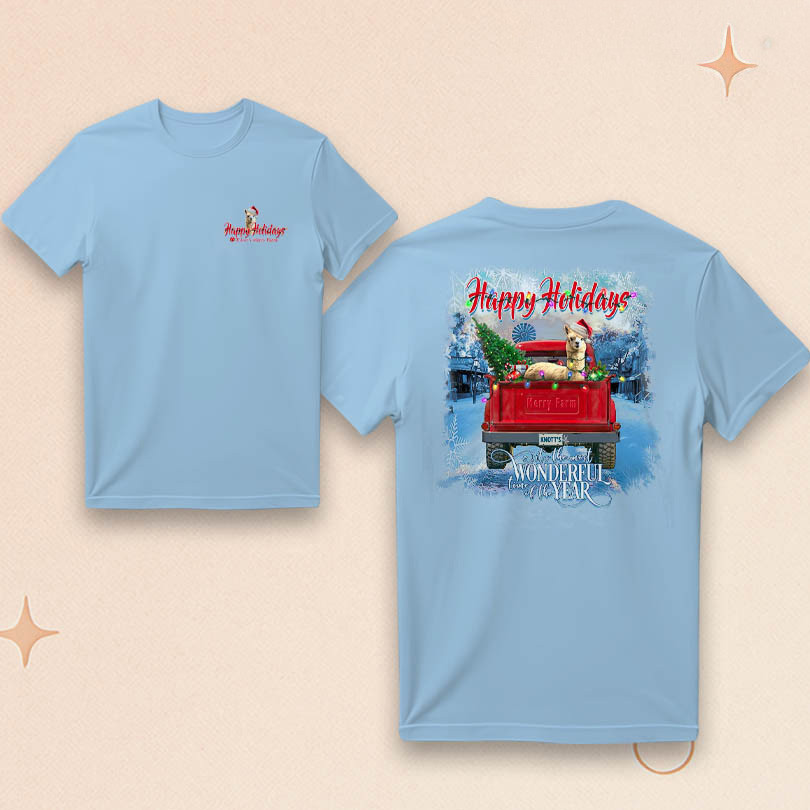 Knott's Berry Farm Happy Holiday T-Shirt Christmas For Brothers