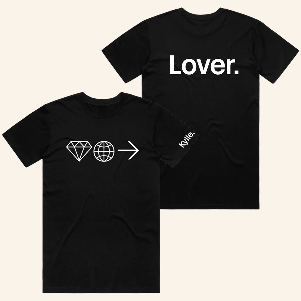 Kylie Minogue Merch Black Lover T-Shirt For Music Lovers