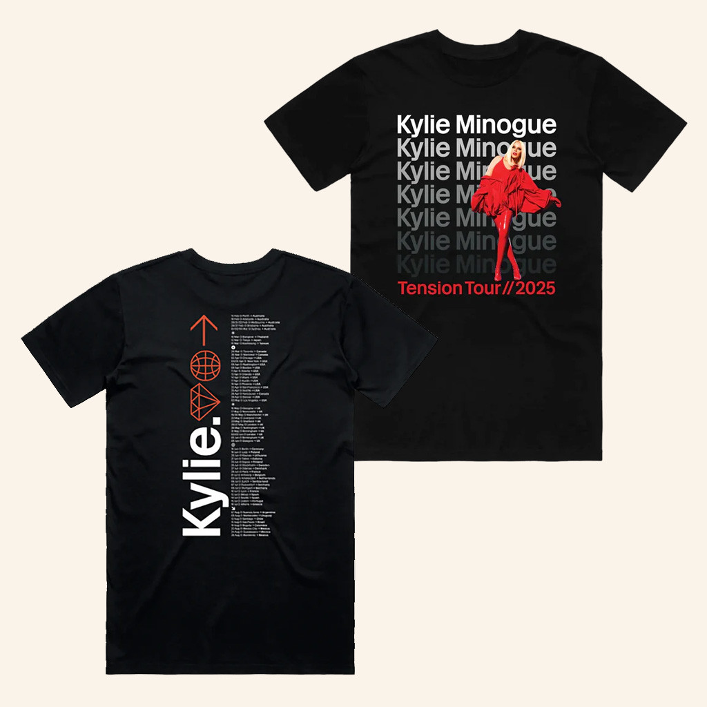 Kylie Minogue Merch Tension Tour 2025 Kylie Minogue T-Shirt For Wife