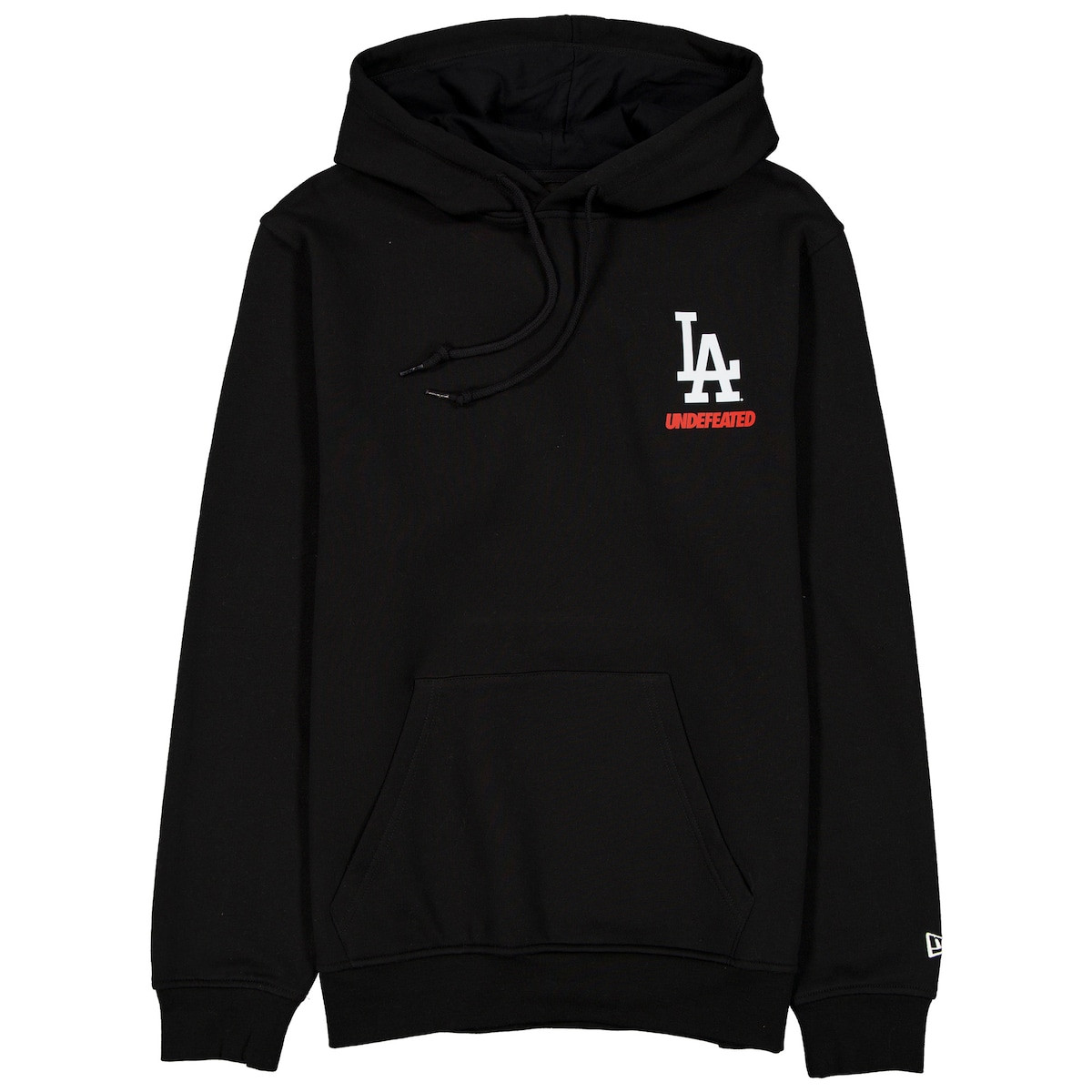 LA Dodgers Back To Back Champions Hoodie Los Angeles Dodgers New Era x Undefeated Black Hoodie