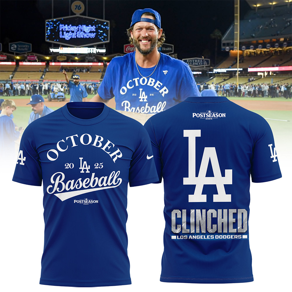 LA Dodgers Postseason T-Shirt October 20 25 Baseball Baseball Christmas Gifts