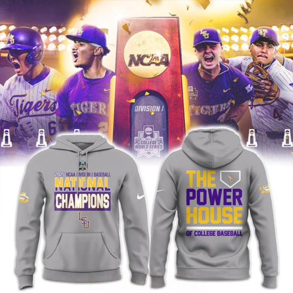 LSU Tigers 2025 National Champions Hoodie LSU Tigers Merch Present For Husband