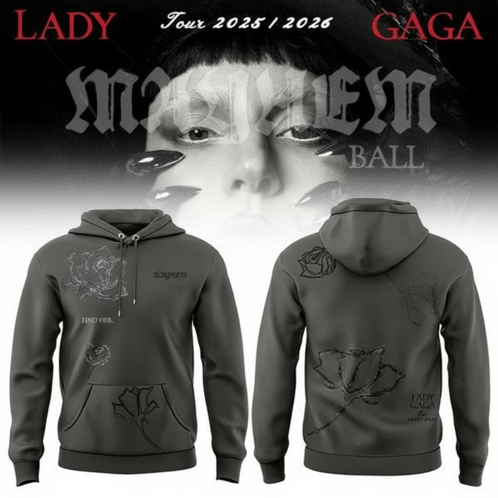Lady Gaga Merch The Mayhem Ball Tour 2026 Hoodie Lady Gaga Merch Best Gift For Lady Gaga Fans