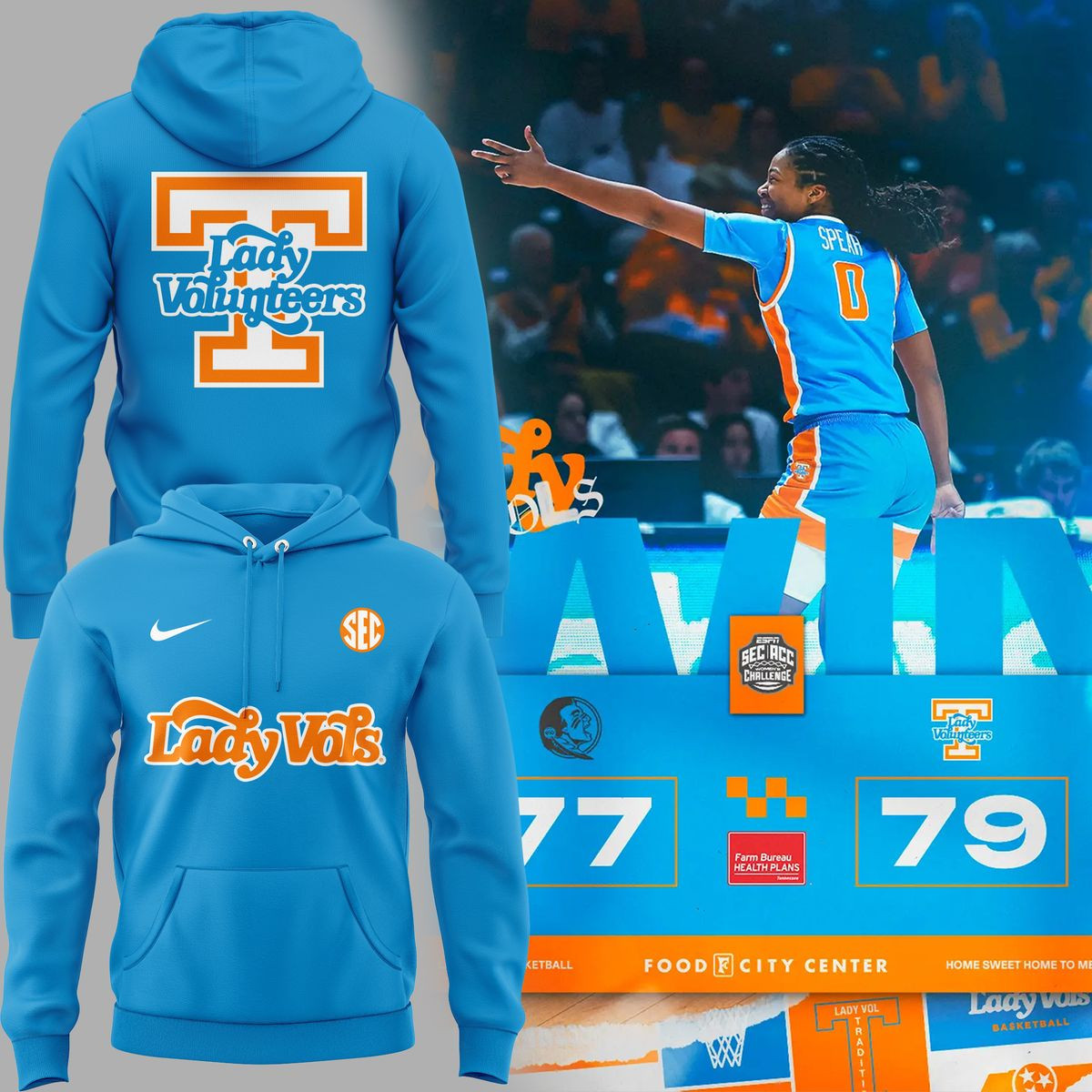 Lady Vols Basketball 2025 Hoodie Basketball Fan Gift Ideas