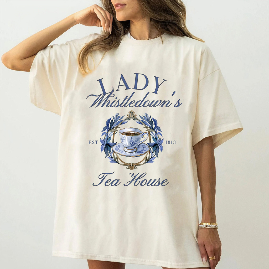 Lady Whistledown Tea House Shirt Bridgerton Merch For Sister