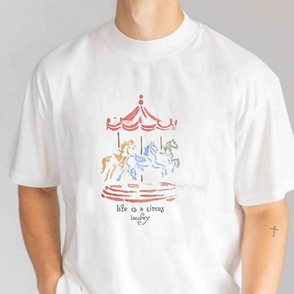 Laufey Merch Carousel Life Is A Circus T-Shirt Unique For Music Lovers