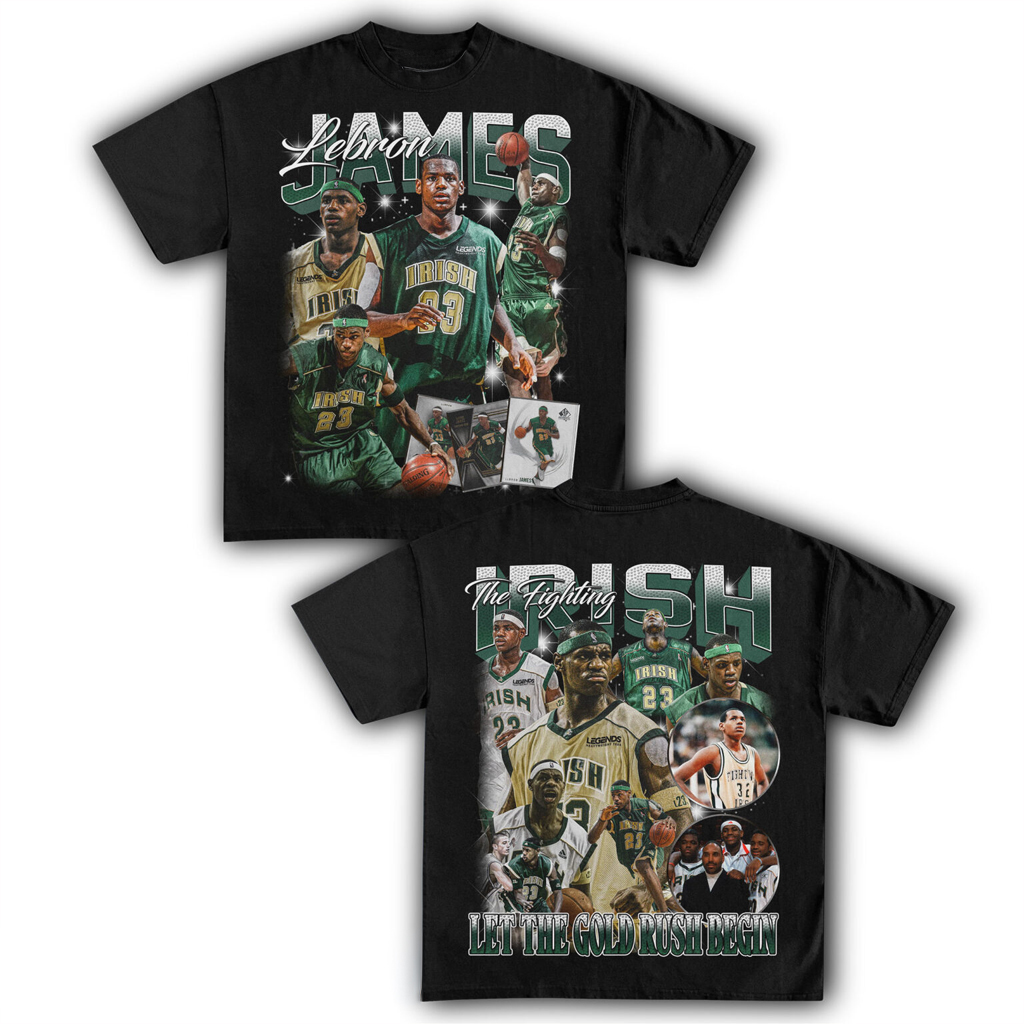 Lebron James Vintage High School T-Shirt For Basketball Lovers Presents For Him