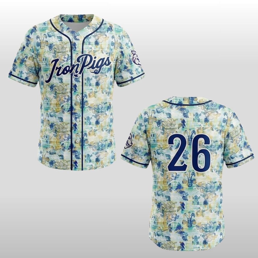 Lehigh Valley IronPigs Margaritaville Night 2026 Jersey Gift For Baseball Fans