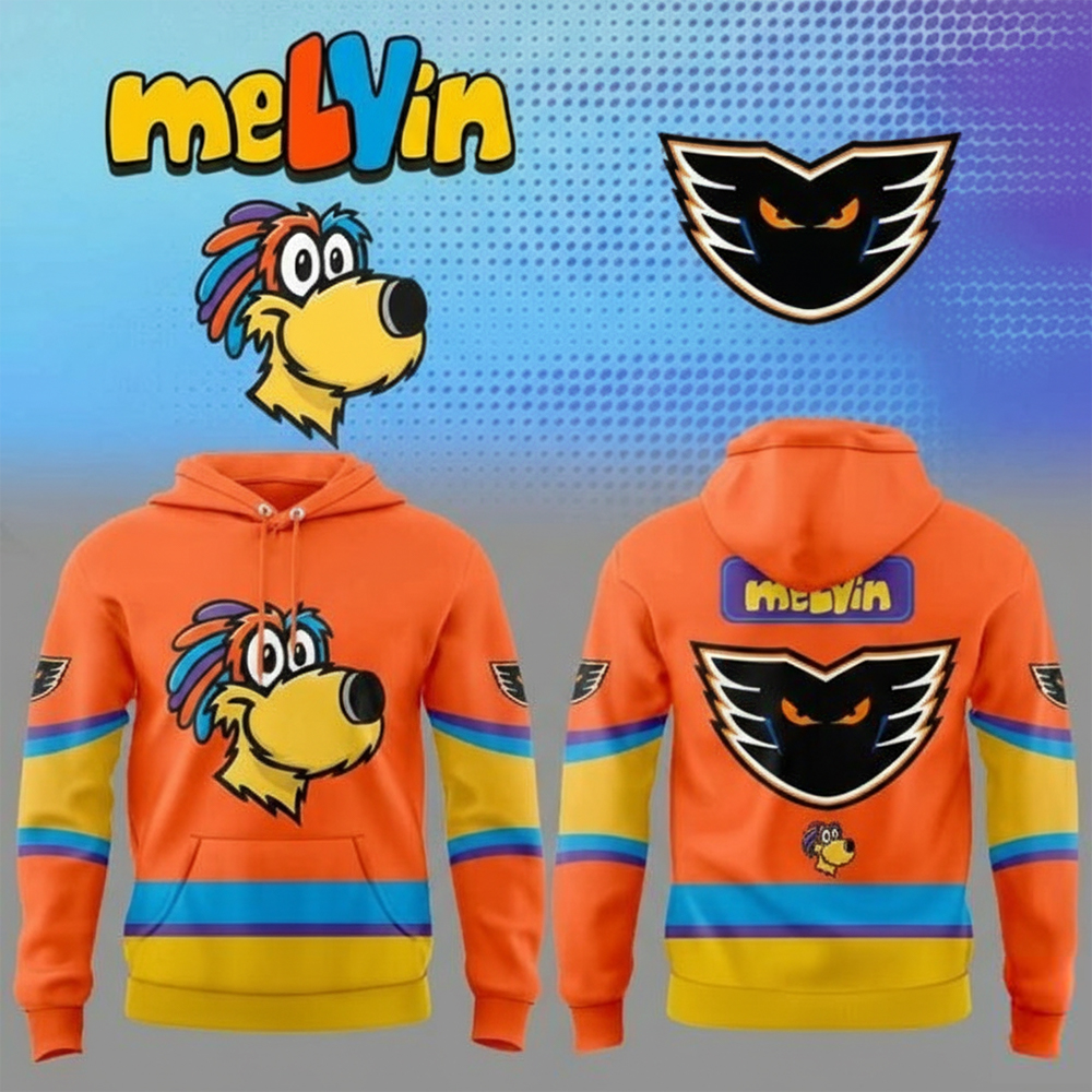 Lehigh Valley Phantoms Melvin Mascot Hoodie Phantoms Apparel Fun Gift For AHL Fans