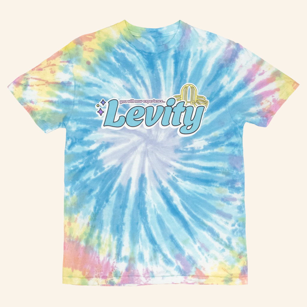 Levity Merch You Will Now Experience Tie Dye T-Shirt For Music Lovers