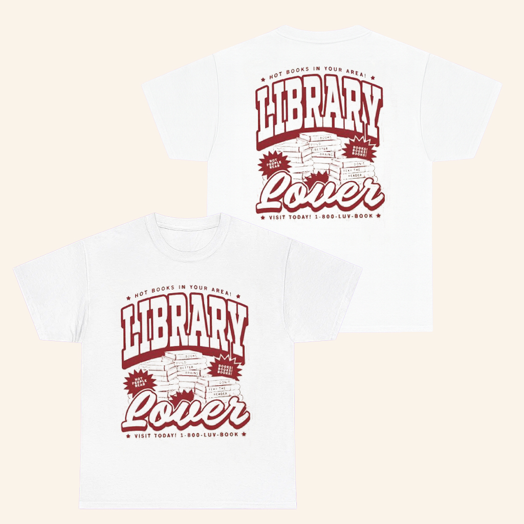 Library Lover Max Collegiate T-Shirt Hot Books In Your Area Shirt For Book Lovers