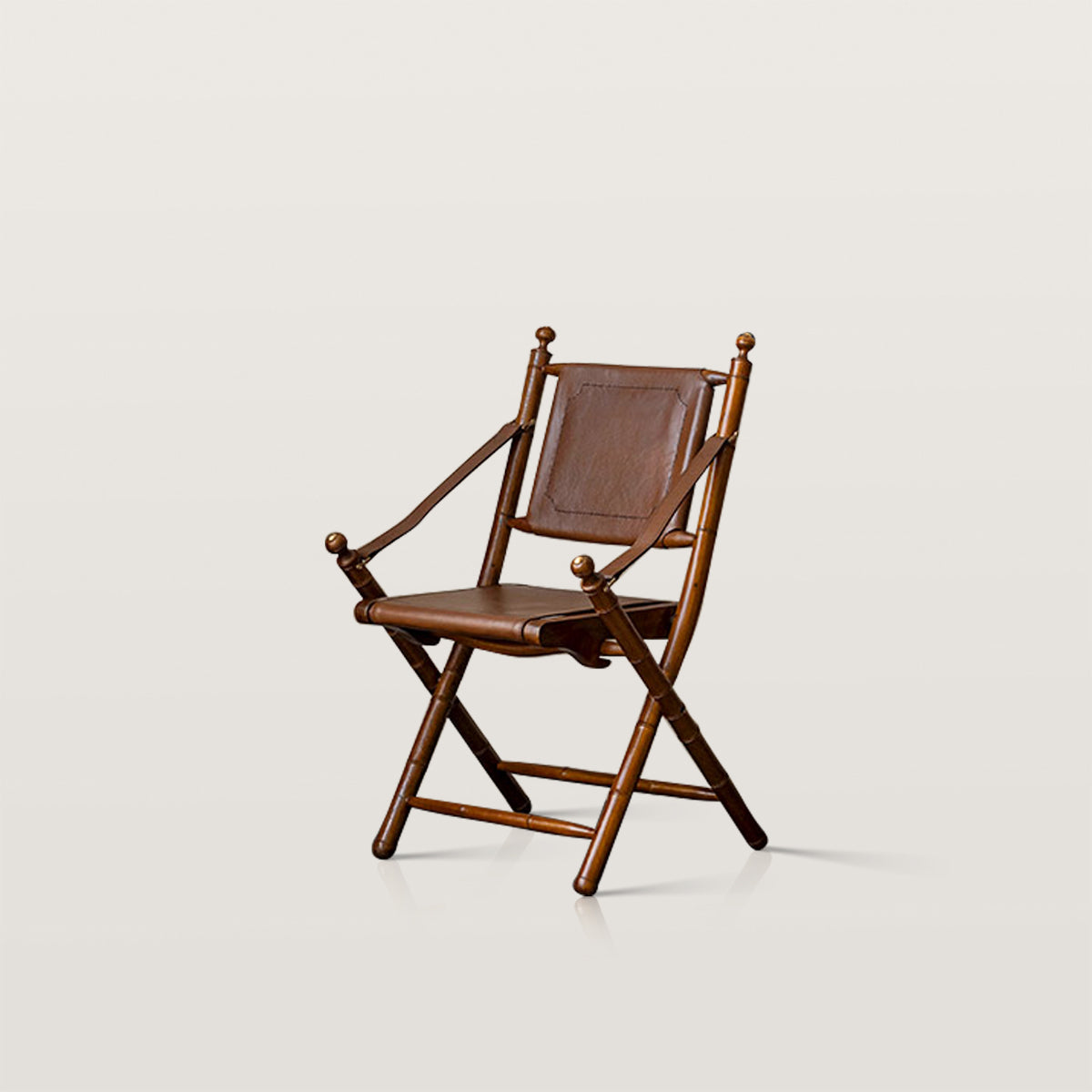 Light Luxury Balcony Leisure Armrest Folding Chair
