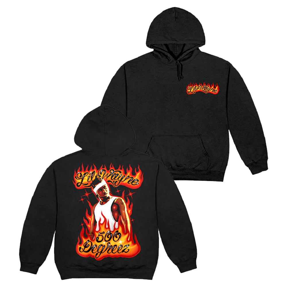 Lil Wayne Merch 500 Degreez Airbrush 20th Anniversary Hoodie Gifts For New Dads