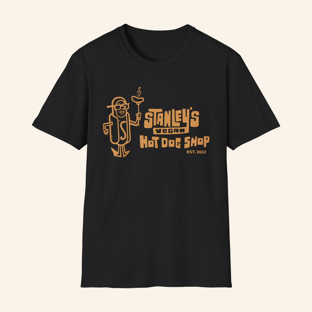 Lilsimsie Merch Stanley's Vegan Hot Dog Shop T-Shirt For Brother