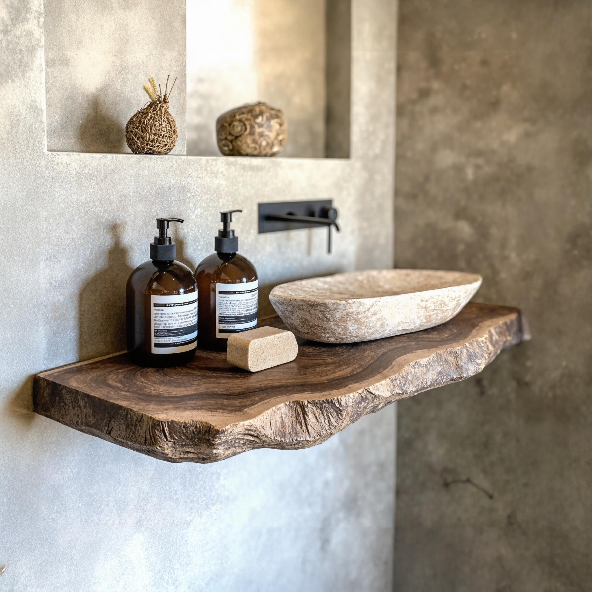 Live Edge Bathroom Vanity SILDTBRV023