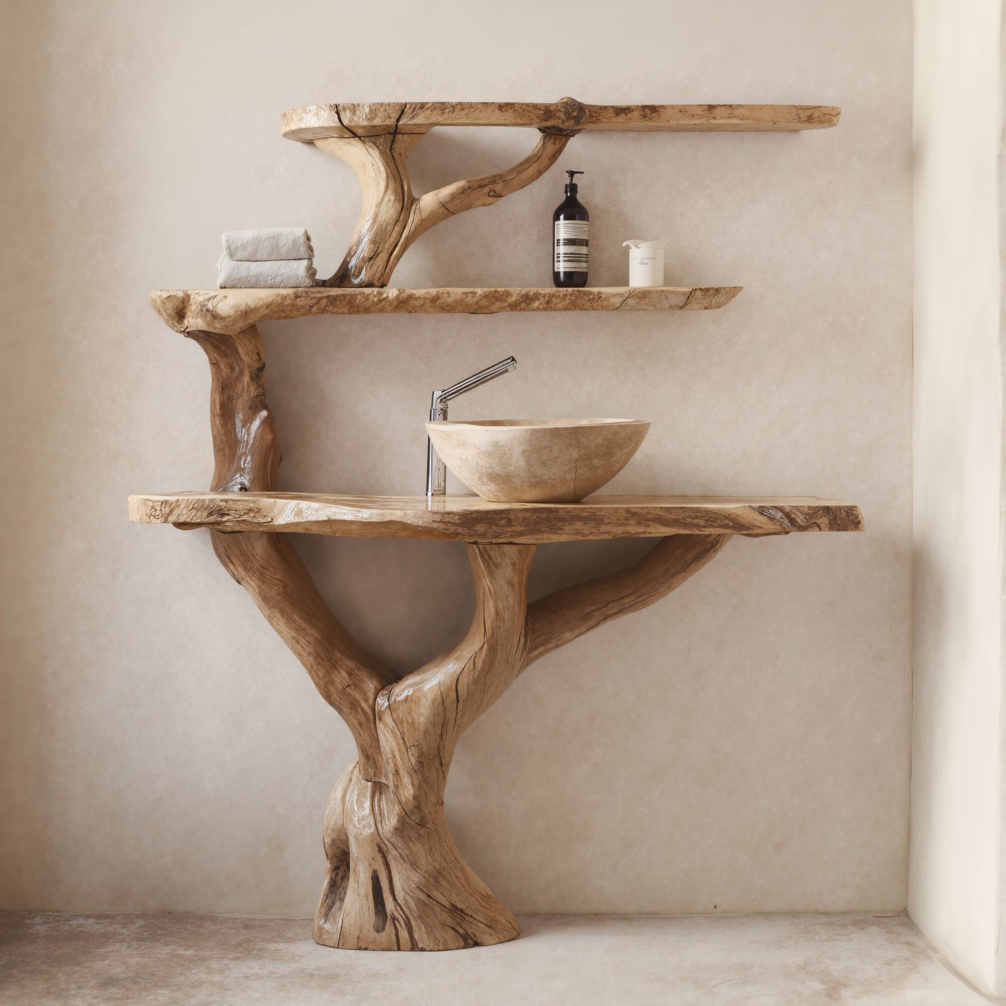 Live Edge Vanity Bathroom SILDTBRV009