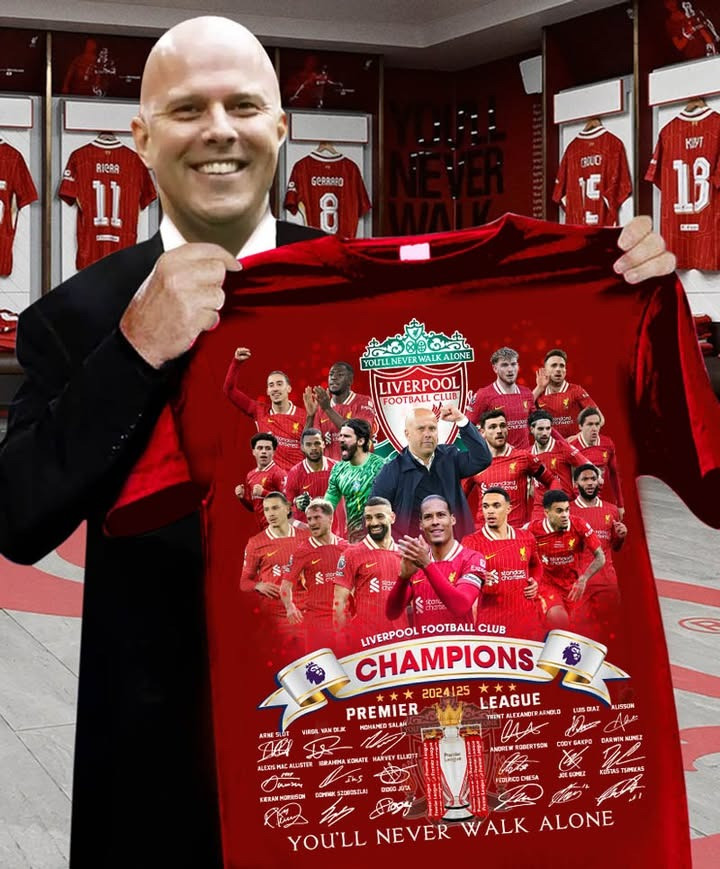 Liverpool Champions League T-Shirt 2024 25 You Never Walk Alone Liverpool FC Fan Club Merch