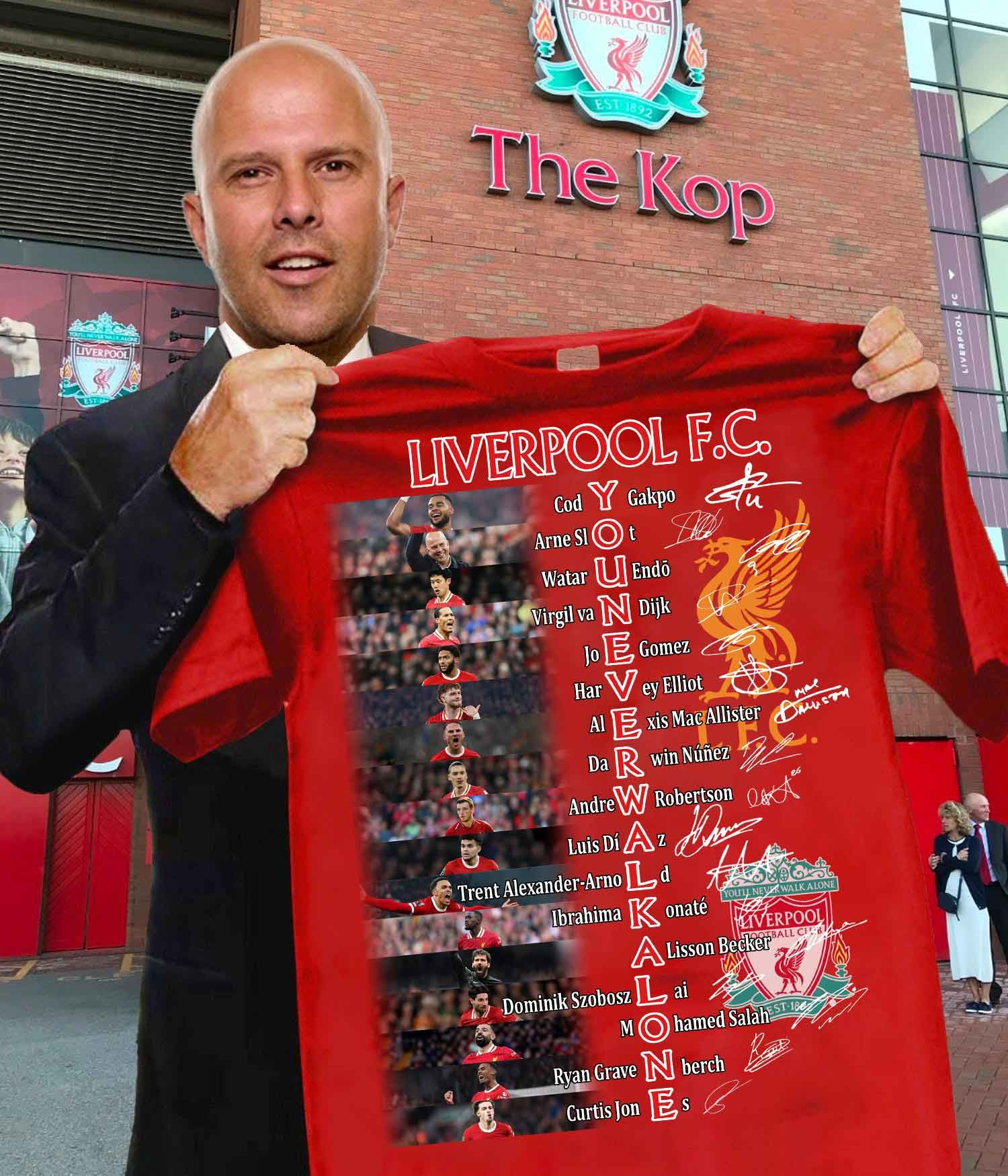 Liverpool F.C Shirt Players Signature Liverpool Football Club Gifts For Fans For Him