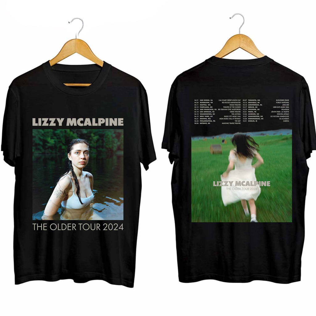 Lizzy McAlpine The Older Tour 2024 T-Shirt Lizzy McAlpine Merch For Fans