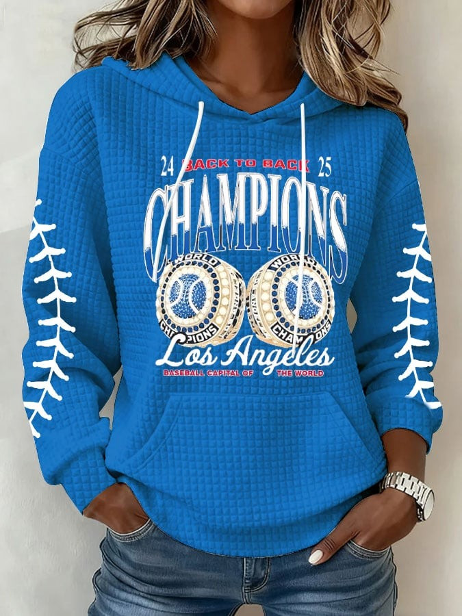 Los Angeles Dodgers Back To Back World Series Champions 2025 Hoodie Los Angeles Dodgers MLB Gifts