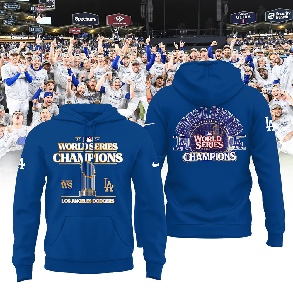 Los Angeles Dodgers World Series 2025 Hoodie October Baseball Dodgers Gift For Baseball Fans