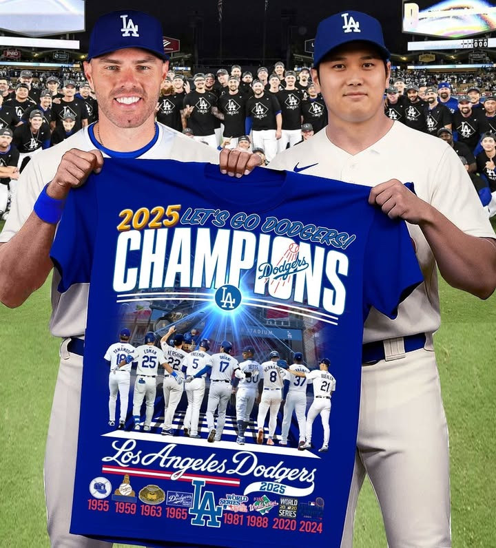 Los Angeles Dodgers World Series Champions 2025 Shirt Dodgers Championship Apparel
