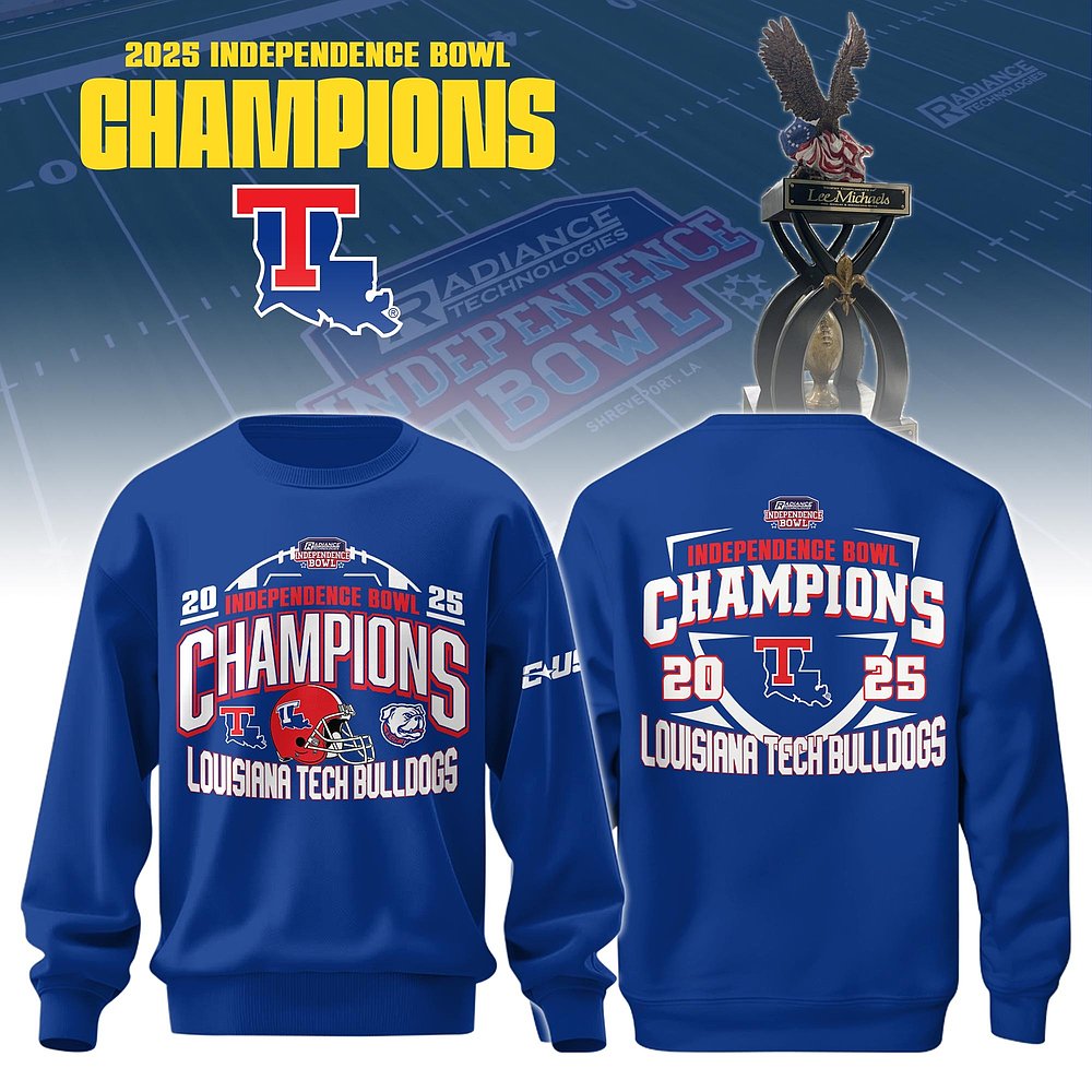 Louisiana Tech Football Radiance Technologies Independence Bowl Sweatshirt Best Gift For Football Fans