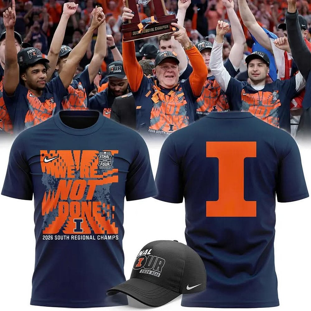 Love Illinois Basketball Final Four Regional Champions T-Shirt