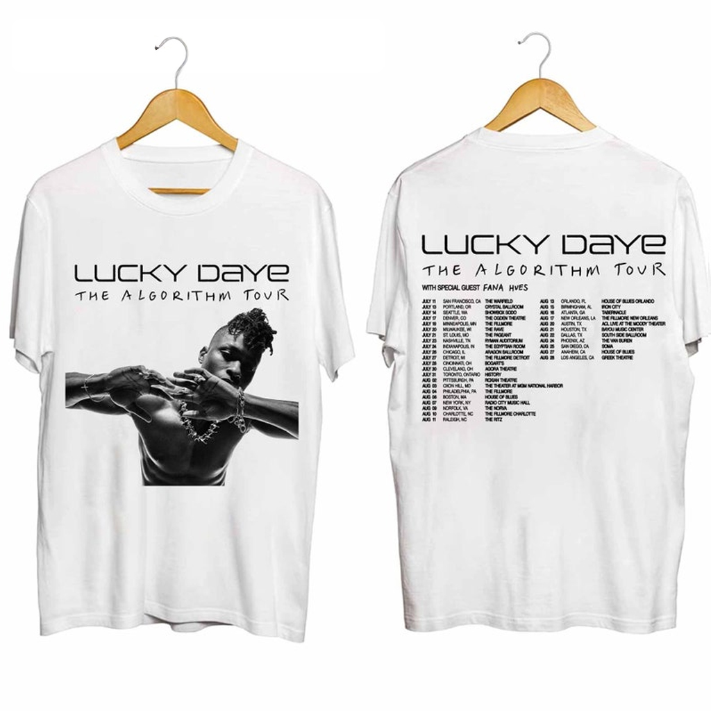Lucky Daye The Algorithm Tour Shirt Lucky Daye Merch For Music Fans