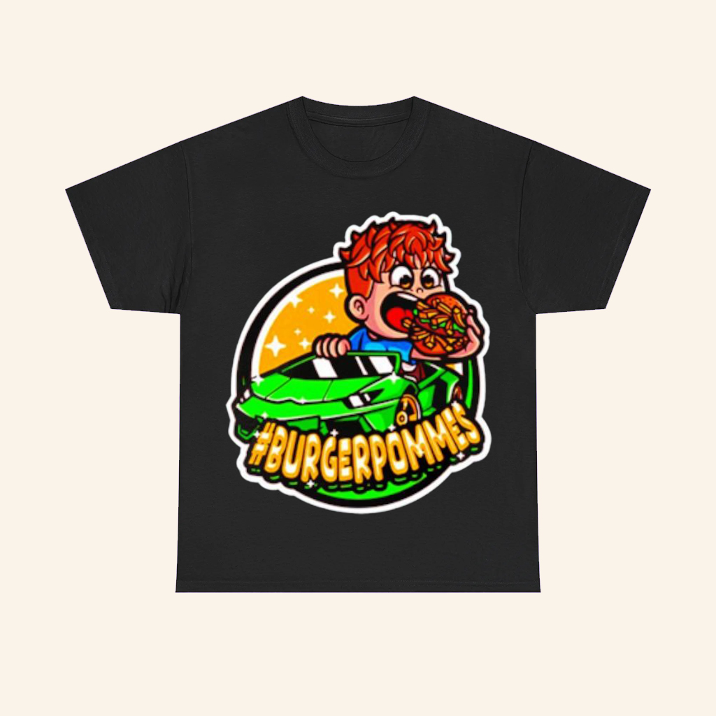 LukasBS Burgerpommes Shirt Burger Pommes Merch For Brothers