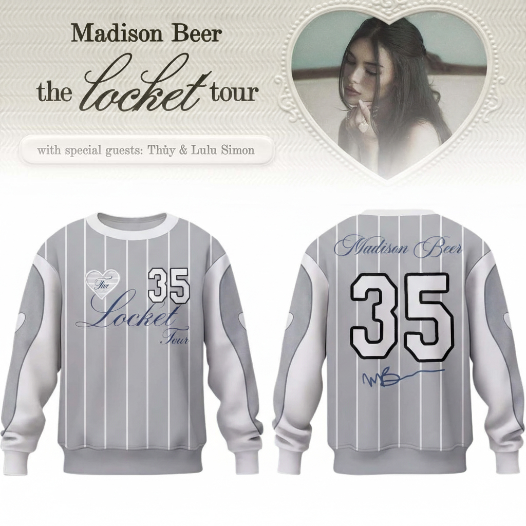 Madison Beer The Locket Tour Sweatshirt Madison Beer Tour Merch Unique Gift For Music Lovers