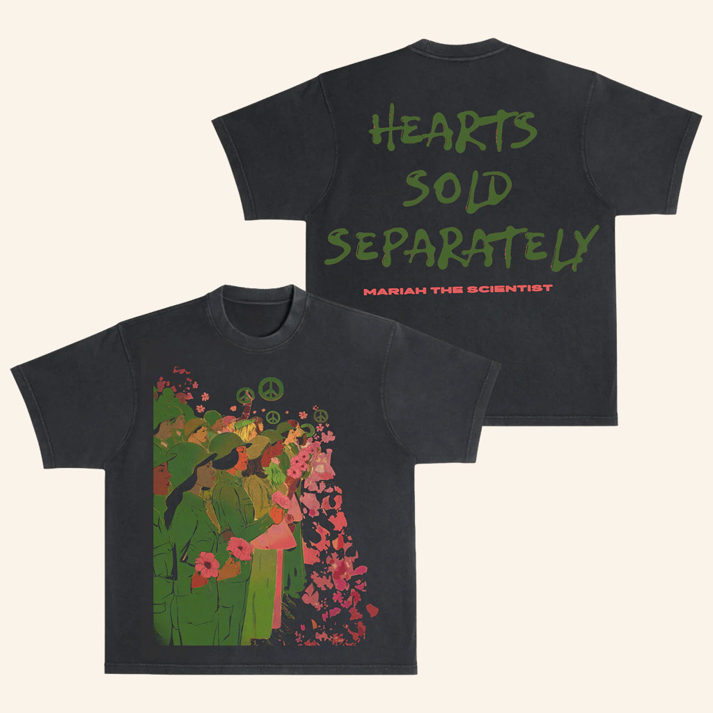 Mariah The Scientist Merch Soldiers Of Love Shirt Hearts Sold Separately T-Shirt For Fans