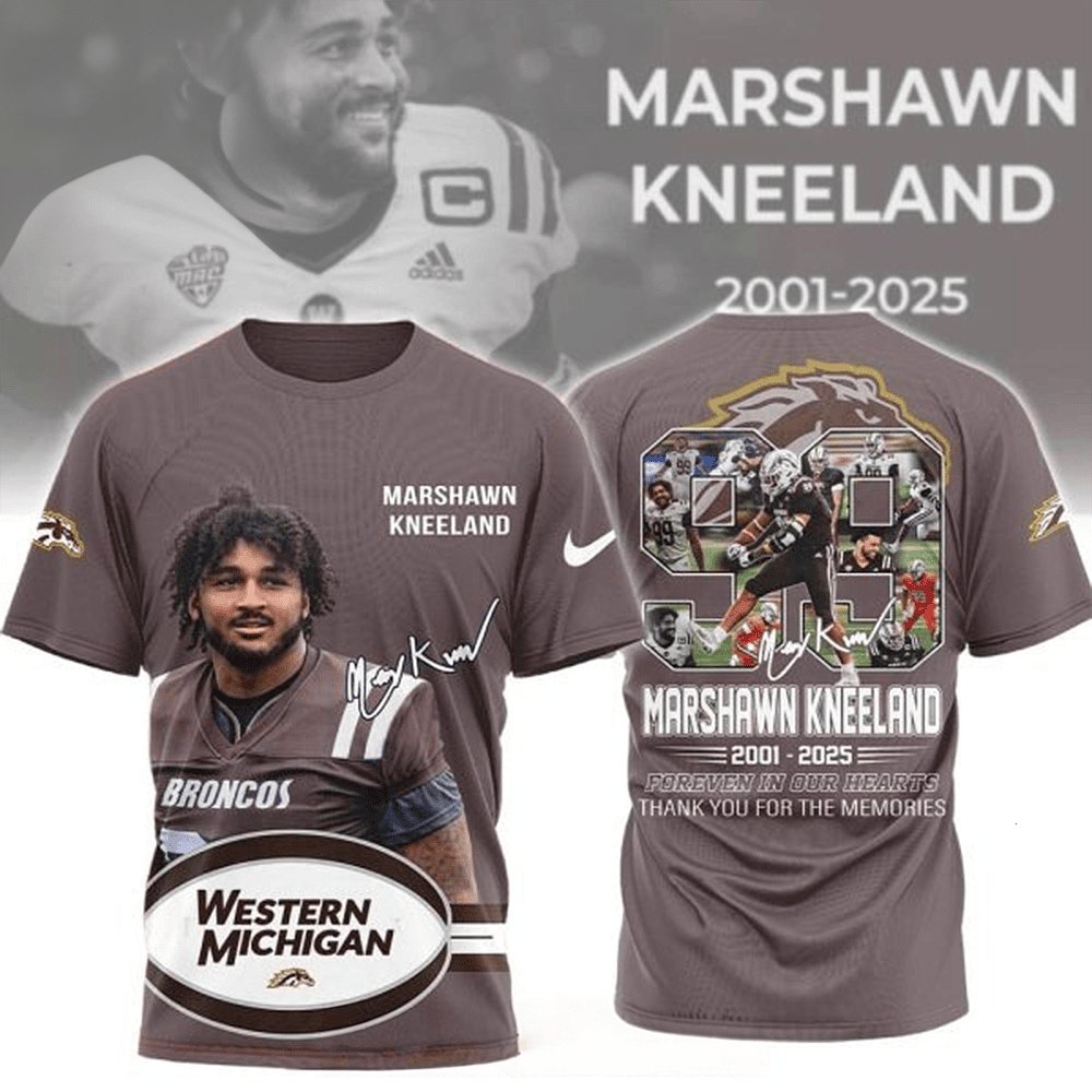Marshawn Kneeland 2001 2025 Thank You For The Memories T-Shirt Best Gift For Football Fans