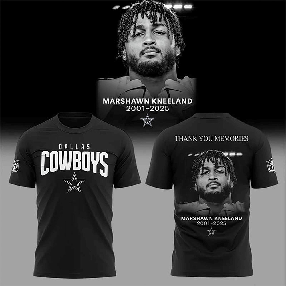 Marshawn Kneeland Dallas Cowboys Tribute Thank You For The Memories T-Shirt Best Gift For Fans