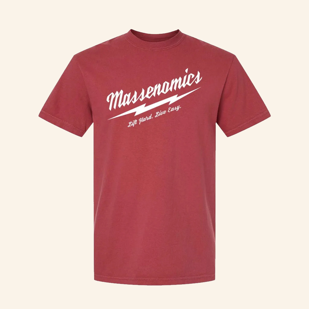 Massenomics Merch Bolt T-Shirt Xmas For Husband 