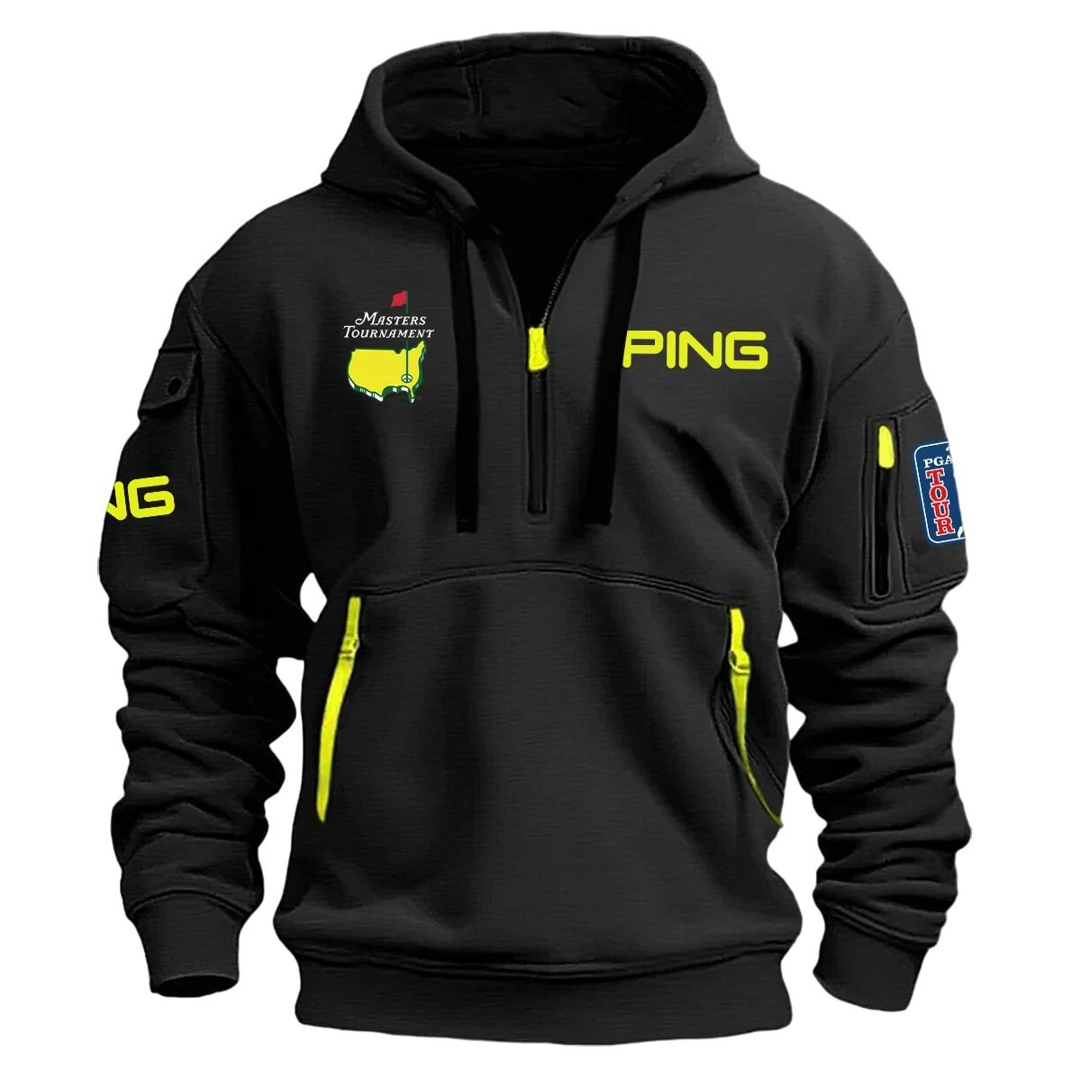 Masters Tournament 2025 Golf Quarter Zip Hoodie Ping Masters Golf Merch Gift Shop