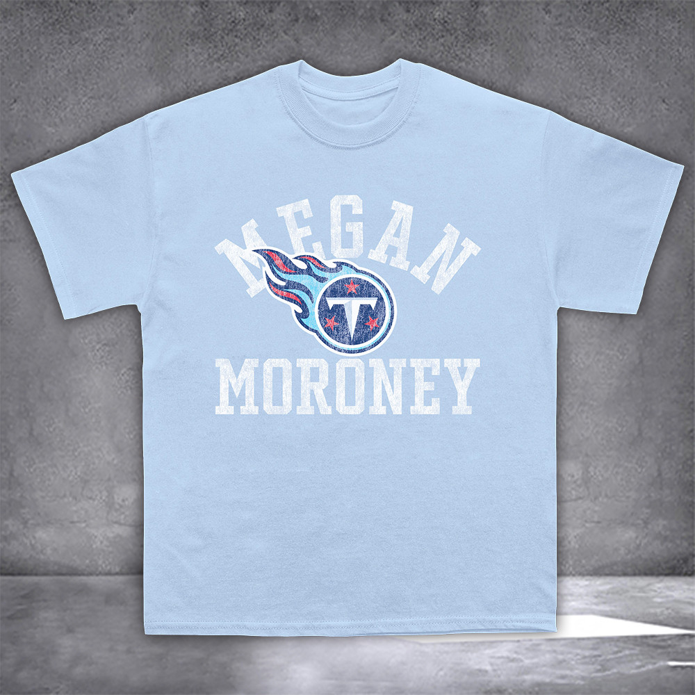 Megan Moroney Merch Shirt Megan Moroney x Tennessee Titans Varsity Block Tee Shirts