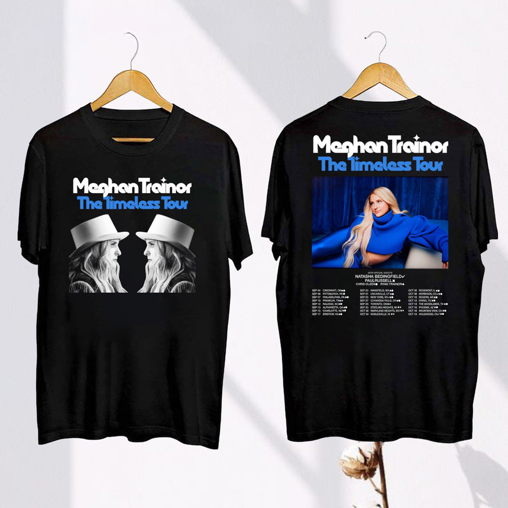 Meghan Trainor The Timeless Tour Shirt Meghan Trainor Merch Presents For Music Lovers