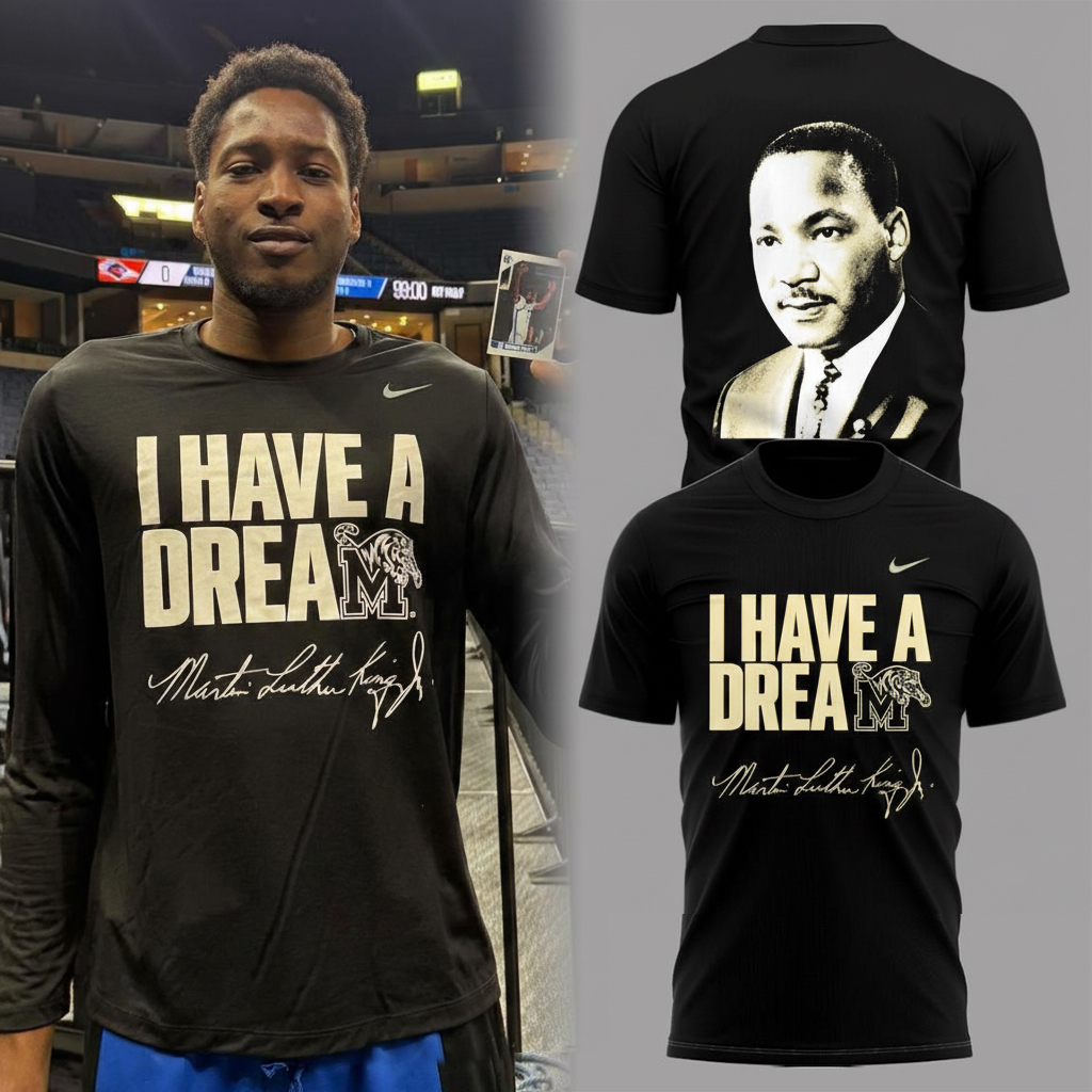 Memphis Tigers Martin Luther King Jr. 2026 Day A Dream T-Shirt Tigers Merch Best Gift For NCAA Fans