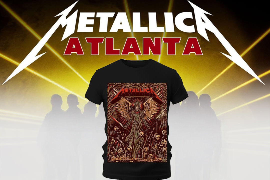 Metallica M72 Tour Merch Atlanta Shirt 2025 Mercedes-Benz Stadium Concert Merch Cool Gifts