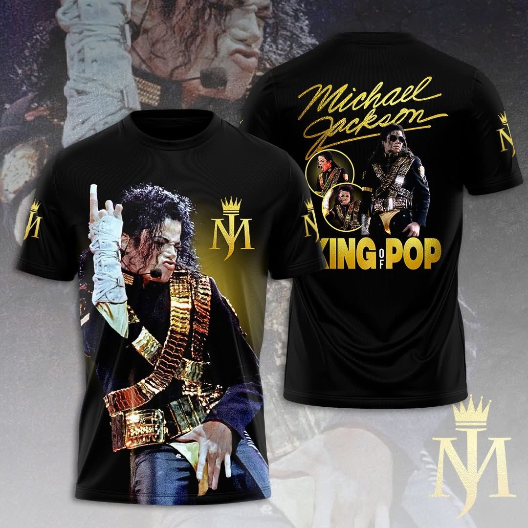 Michael Jackson King Of Pop T-Shirt Michael Jackson Themed Gifts For Fans
