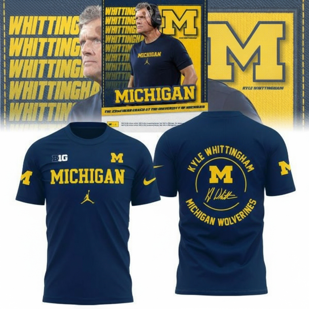 Michigan Wolverines Welcome Kyle Whittingham T-Shirt Wolverines Merch Best Gift For NCAA Fans