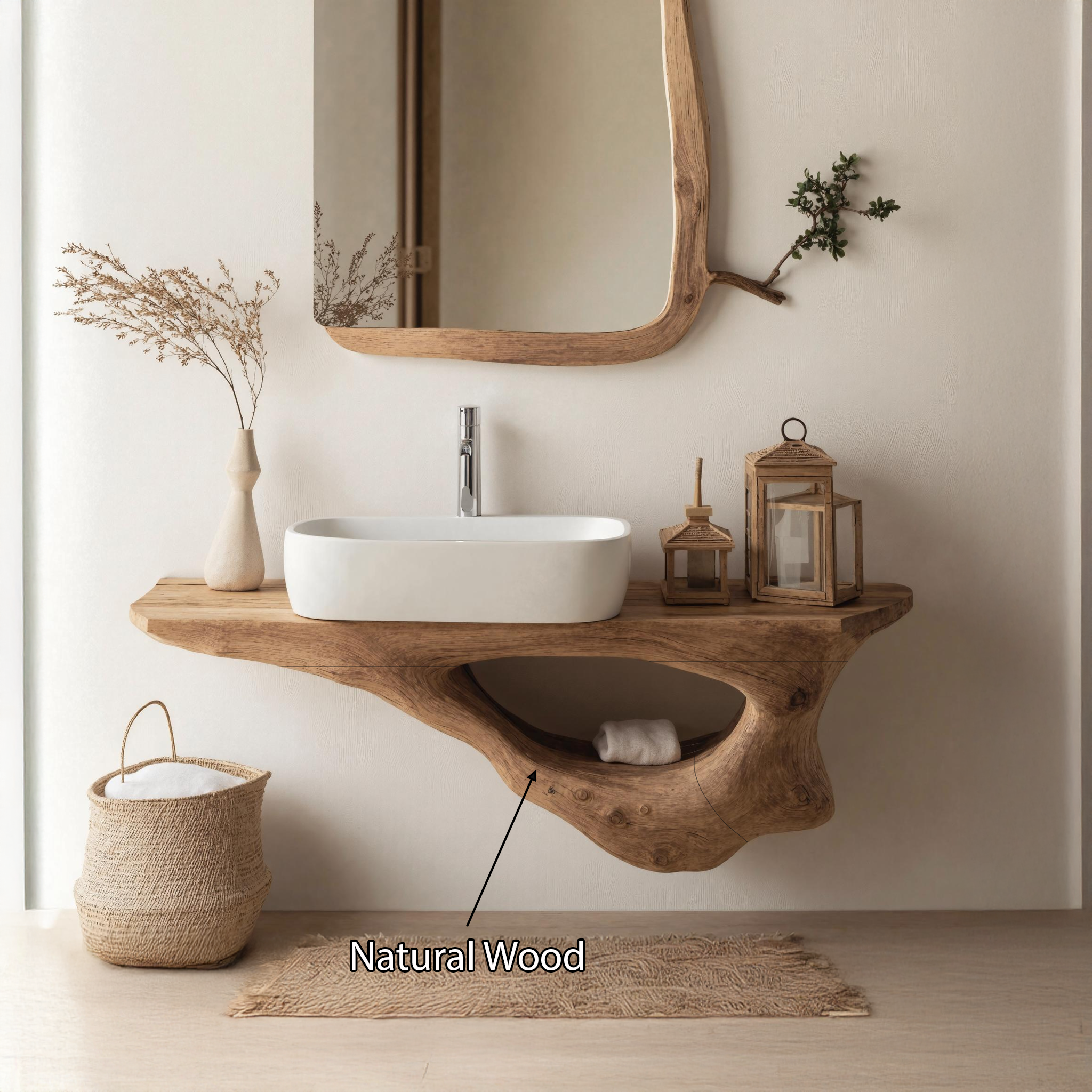 Mid Century Bathroom Furniture Decor Collection SILDTTNBAS008